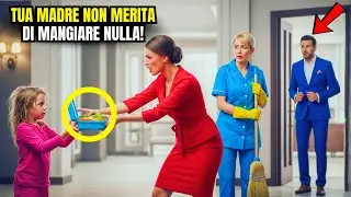 POVERA BAMBINA PORTA CIBO ALLA MADRE DELLE PULIZIE E VIENE UMILIATA… FINCHÉ APPARE IL MILIONARIO…