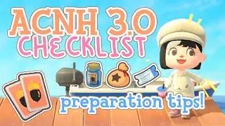 this is how I'm prepping for 3.0! + some beginner tips | ACNH