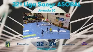 32ª Liga Sacyr ASOBAL J30: Bidasoa Irun - BM. Benidorm 32-24
