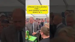 Дерзкий момент с сидром принца Уильяма в Корнуолле 🍎👑😂