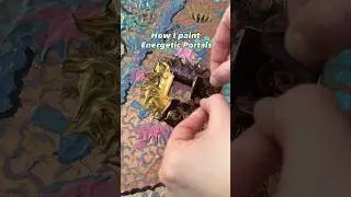 Как я изображаю энергетические порталы в своих работах ✨🎨 #channeledart #arttok #creativeartideas...