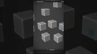 Change Bevel on Multiple Objects at Once in Blender #bevel #blender #multiple #cgi #blender #shorts