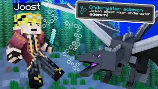 Minecraft, ALLEEN Onder Water OVERLEEF JE  *LUCHT = GEVAAR*