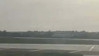 Rex Saab 340 departing Melbourne airport plane view