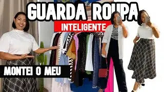 COMO MONTEI meu ARM&Aacute;RIO INTELIGENTE com ROUPAS de BRECH&Oacute;- GUARDA ROUPAS INTELIGENTE 2025 MINIMALISTA