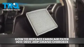 Как заменить салонный фильтр в Jeep Grand Cherokee 2011-2021