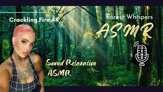 Peaceful Forest Fire 4K 🔥 Relaxing Campfire Sounds | Nature Ambience for Sleep & Stress Relief