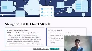 PRESENTASI BANDWITH ATTACK UDP FLOOD ATTACK 