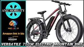 Describing Versatile 750W Electric Mountain Bike, Amazon
