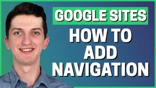 Как добавить панель навигации в Google Сайты