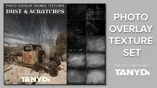 Dust & Scratches, Photo Overlay Texture Set-1, Ageing Grunge Vintage photo effect, Photo retouch