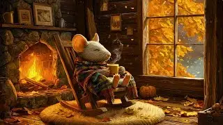 Serene Fall Sanctuary | Soft Piano, ASMR Fireplace & Nature Sounds for Reading, Relaxing and Resting