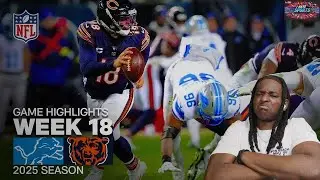 IHateSports React To Detroit Lions vs Chicago Bears Game Highlights | 2025 NFL Season Week 18
