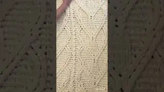 Elevation Blanket Pattern Loop Yarn Blanket Finger Knitting