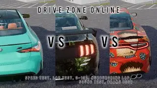 BMW M4 VS FORD MUSTANG VS DODGE CHARGER | Different tests | Drive Zone Online |