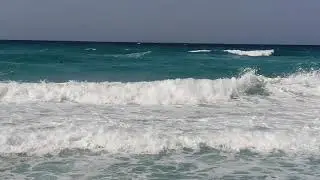 Wind, waves and surfers in Armenistis (Mesakti).