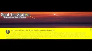 The End of Spot the Station: NASA's Farewell to ISS Sighting Alerts