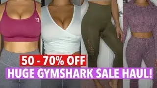 HUGE GYMSHARK SALE HAUL | ITEMS 50% OFF