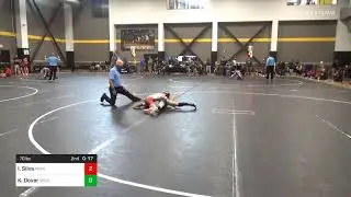 70 Lbs Final - Isla Silva, Pennsylvania Vs Kara-lynn Dover, Georgia Girls Wrestling Club