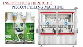 50-1000ML Pyrethroid Insecticides Piston Filler,Screw Capper,Labeler Filling Production Line