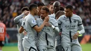 LORIENT-PSG 1-2 J14 DE LIGUE 1