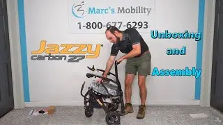 Jazzy Carbon 27 Lightweight Folding Powerchair - Unboxing and Assembly