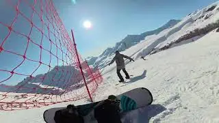 Up in the air / Катание на сноуборде на Эльбрусе