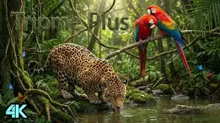 4K Relaxing Nature Video ll Animals And Birds In 4K ll Amazon Rainforest 🌧️
