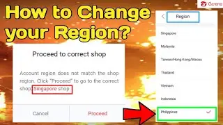 *TUTORIAL* HOW TO CHANGE REGION ON GARENA ACCOUNT? (SG TO PH)