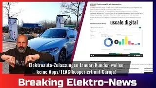 Breaking Elektro-News: E-Auto-Zulassungen Januar/Kunden wollen keine Apps/TEAG kooperiert mit Cariqa