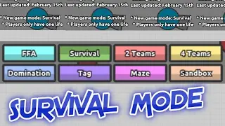 SURVIVAL MODE?!?! DIEP.IO UPDATED!