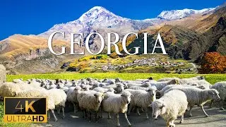 FLYING OVER GEORGIA (4K Video UHD) - Calming Piano Music With Beautiful Nature Video For Relaxation