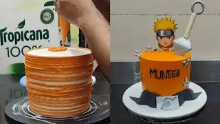 Naruto Cake Design For Boy | Naruto Theme Cake Design | Naruto Cake Decoration Ideas 