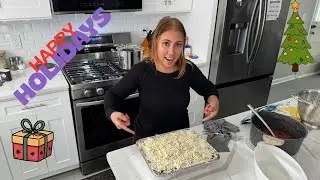 Holiday lasagna cooking with CRIS #duets #cooking 