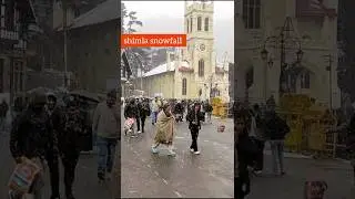 shimla snowfall | snowfall in shimla | the ridge shima | the christ church shimla #shimla #himachal
