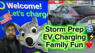 Storm Series | Task #2 🚗⚡ Car Charging + Kids Fun at Chuck E Cheese