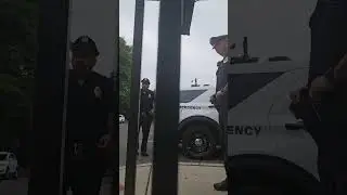 Corrupt, punk, Camden County P.O. Timlin challenges me to a fight, while I wait to make a complaint.
