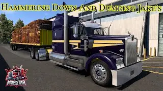 American Truck Simulator - Hauling Scrap Cars From Olympia (WA) to Port Angeles (WA)