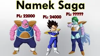 Dragon Ball Z - Namek Saga - power levels