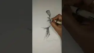 Random Stippling Art | Light & Shadow Shading Practice | Stippling Art Experiment #stipplingart #art
