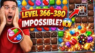366–380 Candy Crush Saga | 14 Levels Back to Back 😲 | Viral Gameplay