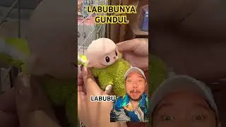 RAMBUT LABUBU GUNDUL!!!?? #humor #kawaii #toys #labubu #comedy