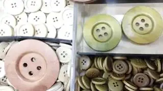 2 inch natural wood button sew clothing fashion coat dress, 51mm large and small wooden buttons