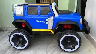 RC Jeep 6169 Unboxing & Testing | Remote Control Ride on Car | Shamshad Maker🔥🔥