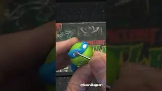 Making Leonardo from TMNT using Polymer Clay! #tmnt #tmntmovie #clayart