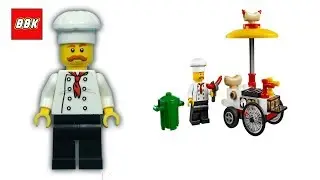 LEGO City Hot Dog Cart and Vendor 30356 - Polybag Quick Lego Review
