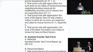 Monday Evening - June 16 - Synod 2025