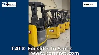 CAT Forklift Stock Showcase | Buy or Hire from Permatt UK