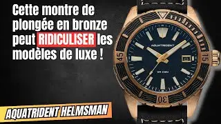 Cette MONTRE DE PLONGÉE en bronze est un VÉRITABLE MONSTRE sous l’eau