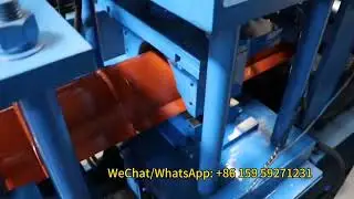 Steel Ridge Cap Forming Machine